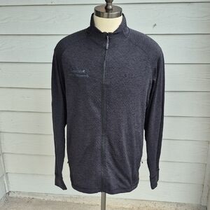 RAB Nexus Grey Polyester Blend Mens Microsoft Embroidered Sz XL Full‎ Zip Jacket